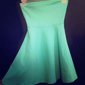 (SM) Express mint/green sleeveless dress